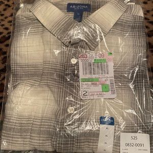NEW!! Mens Arizona Gray Flannel